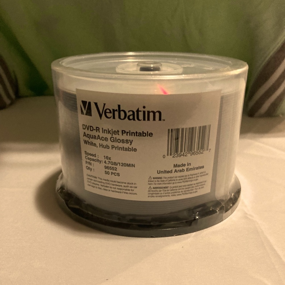 DVD-R inkjet printable